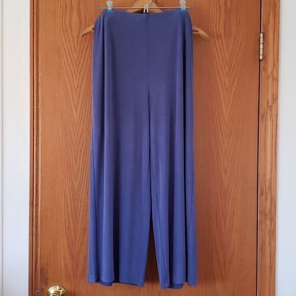 Chico's Heather Blue Gaucho Pants - Sz 3 (XL - 16) - Picture 1 of 4